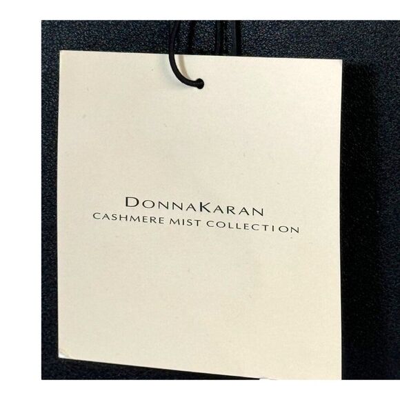 Donna KaranTwo Tone Black Tote Bag Purse Large NEW Dual Texture Design & Handles - Picture 2 of 10